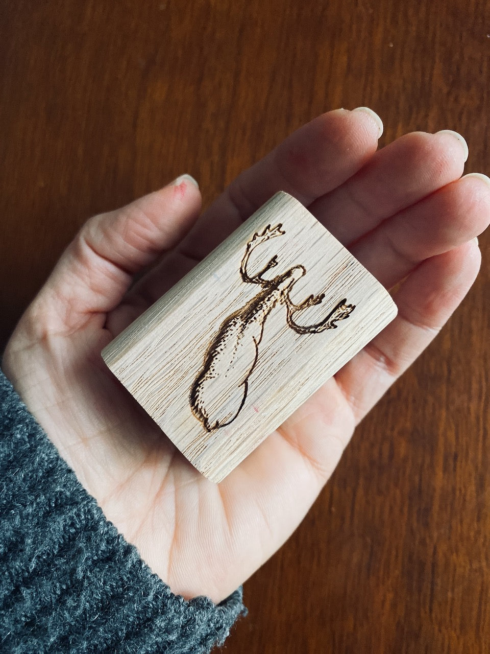 "Qalipu" Rubber Stamp