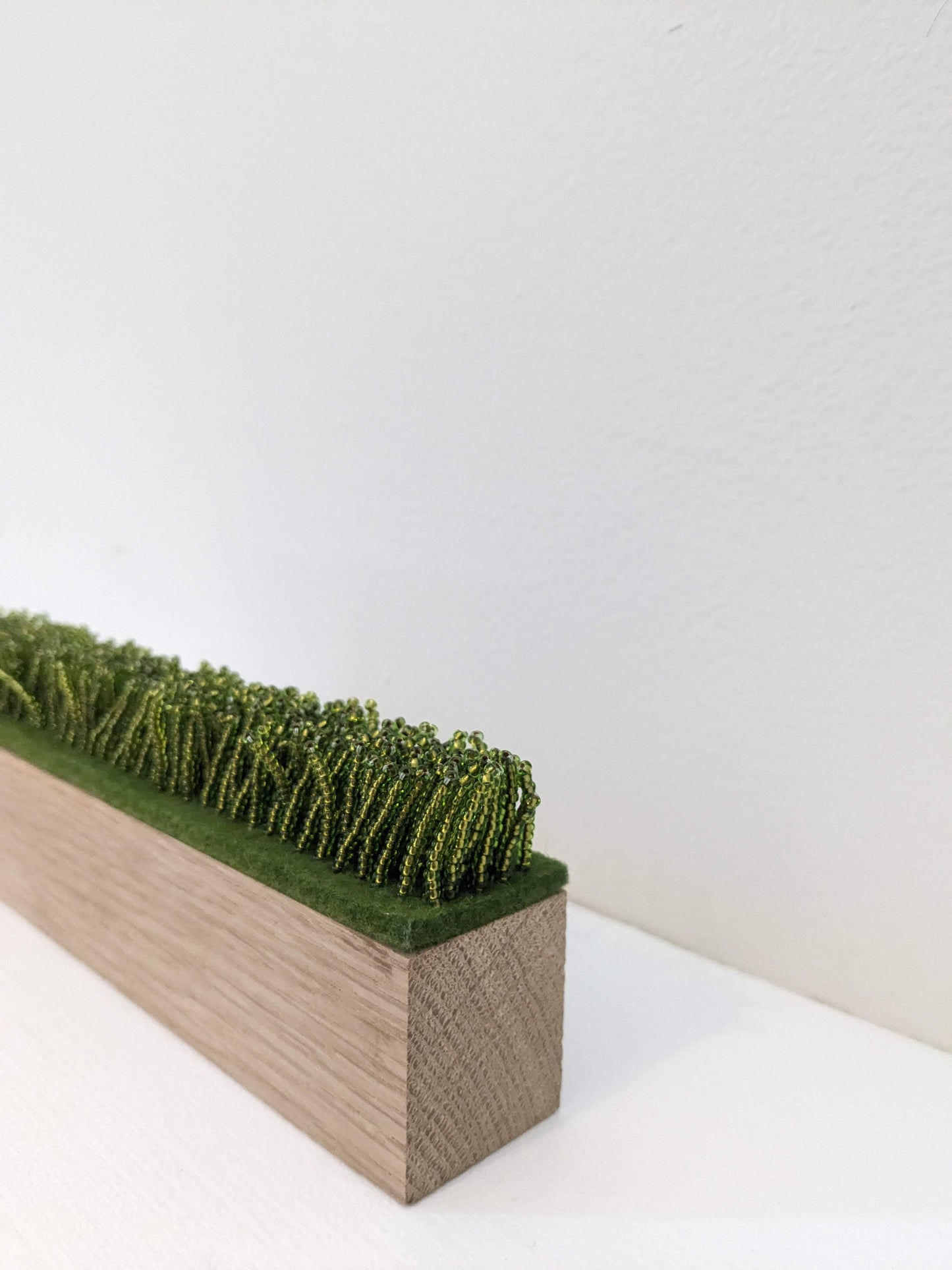 they built fields of grass on sawdust (oak)