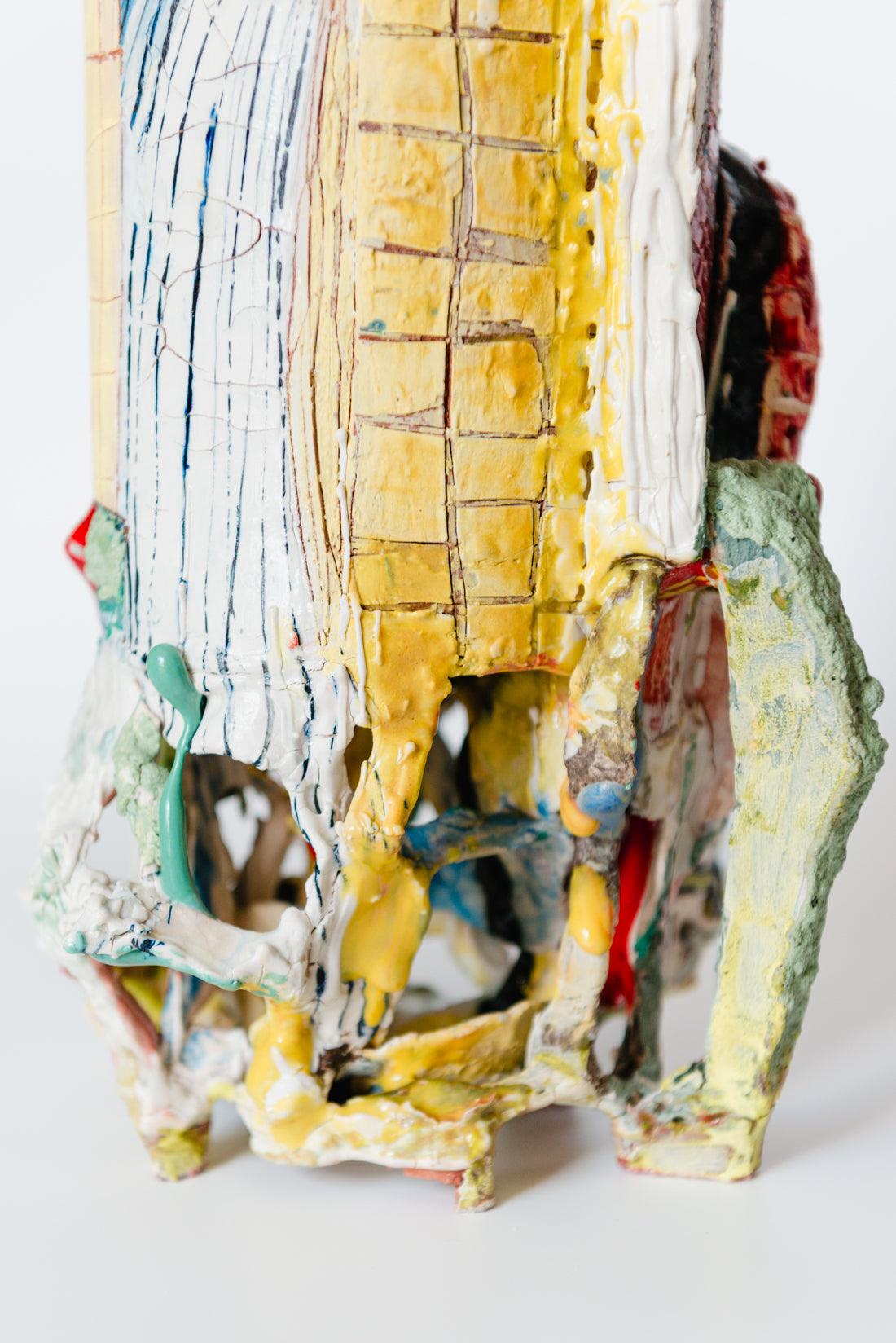 Eyes poured out their meaning. Tears flowed upwards.