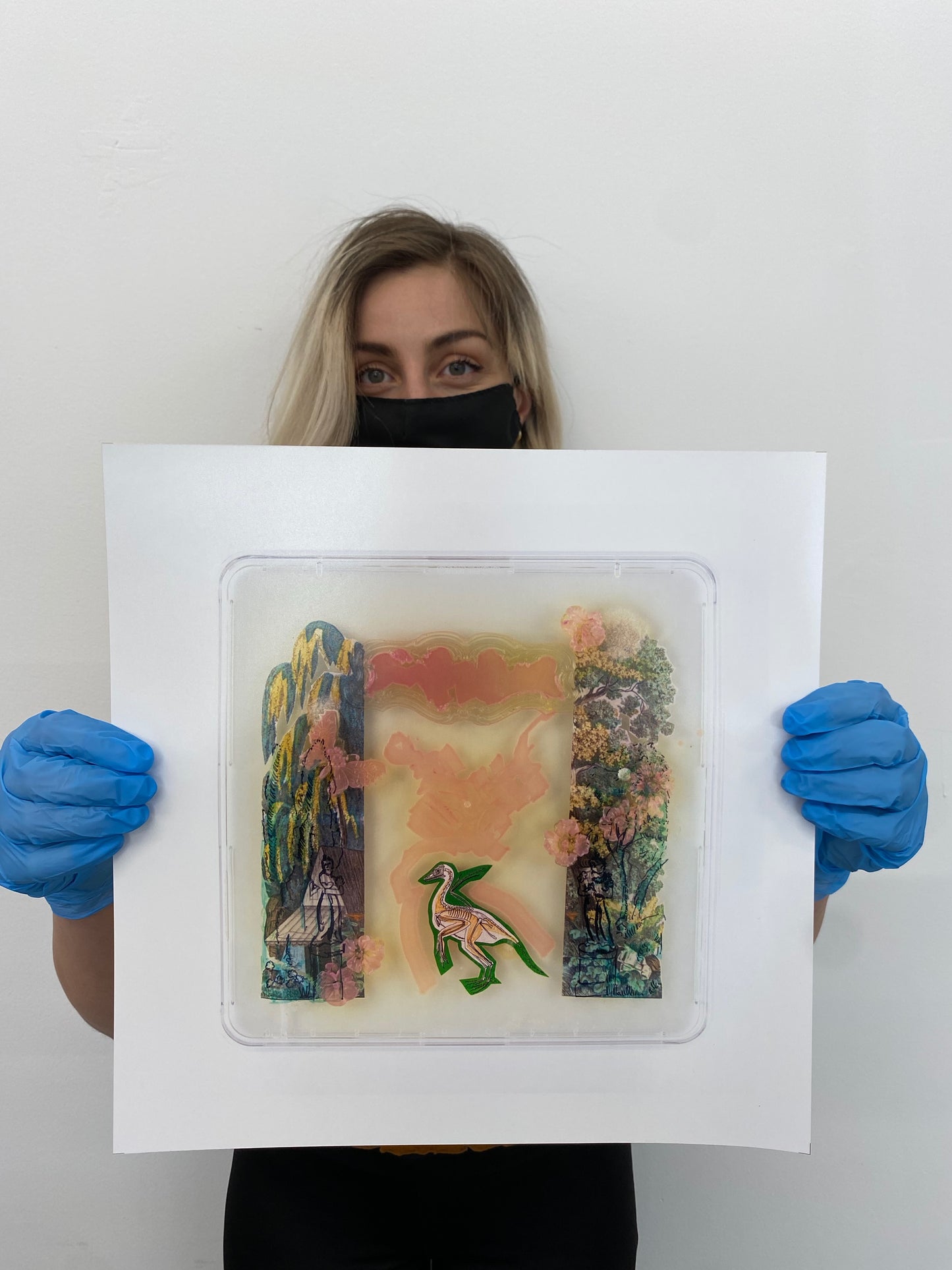 Baroque Biology Petri:  Pink Forrest Fog