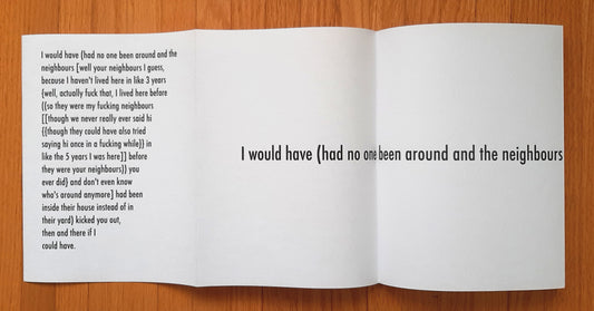 I would have kicked you out