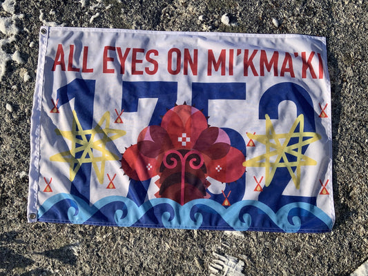 ALL EYES ON MI'KMA'KI flag