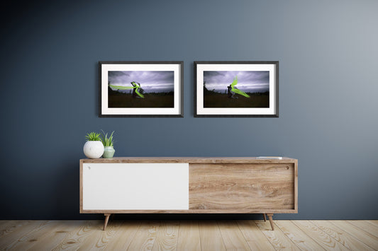 becomes body of water - Diptych Set 1